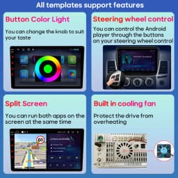Android Auto For Ford Fiesta 1995-2001 Focus MK1 1998-2004 Car Radio No 2din Display 5G Wifi GPS Navigation Screen Autoradio DSP