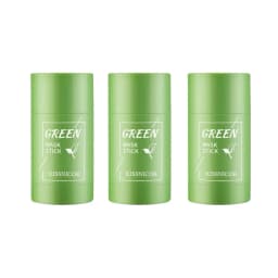 Face Clean Mask Green Tea Cleansing Stick Mask Shrink Pores Deep Blackhead Remover Facial Cleansing Moisturizing Mask 40g