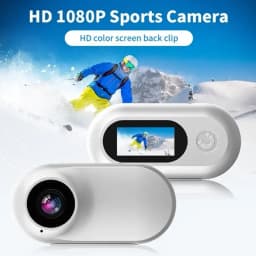 Pet Collar Camera USB Rechargeable HD 1080P LCD Display Lightweight Pet Sport Camera Support Video and Photo Function for Cats