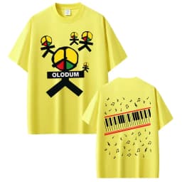 King of Pop Michael Jackson OLODUM Same Style T-shirt Men's Clothing Fashion Hip Hop Classic T-shirts Summer Tops Cotton T Shirt