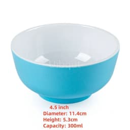 4.5 5 inch 2 10 pcs set Break resistant Melamine Bowl Thickened Flower Rice Soup Snack Bowl Plastic Food Tableware Chinese Bowls