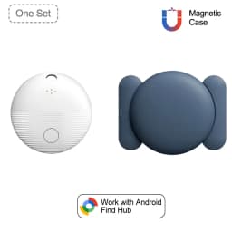 Android AirTag with Magnetic Case Locator Car Item Finder Car Bike Motorcycle Anti-lost Mini Gps Tracker with Protective Cover