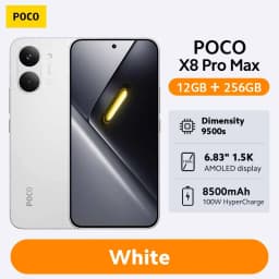 Global Version POCO X8 Pro Max 5G Smartphone Dimensity 9500s 6.83'' 1.5K 120Hz Display 100W HypeCharge 8500mAh battery NFC