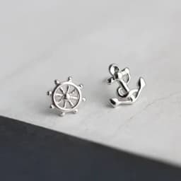 Silver Plated Creative Ear Hole Earrings for Women Prevent Korean Style Stud Earrings Allergy Earrings Fine Jewelry Accessories