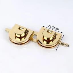 2Pcs Metal Turn Twist Lock Buckle Purse Spring Latch for Bags DIY Handbag Locks Clasp Bag Closure Sewing Hardware Accessories
