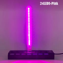 DC5V USB LED Night Light 24LEDs Colored Lamp Red Yellow White Blue Green Purple Pink Atmosphere Lights For Bedroom Decoration
