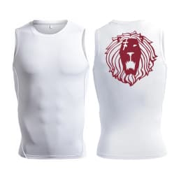 Anime Graphic Sleeveless Compression Shirt For Men Athletic Quick Dry Tank Tops Tees Gym Workout Fitness Running Vest Baselayers