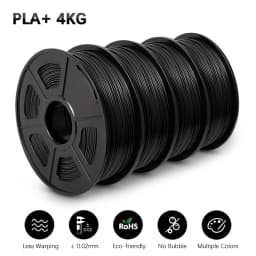 SUNLU 4Rolls PETG Filament 1KG 3D Printer 1.75MM Non-Toxic Good Toughness Biodegradable PLA PLAplus SILK No Bubble 0.5KG TPU