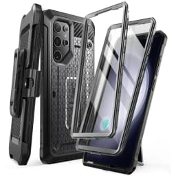 SUPCASE For Samsung Galaxy S24 Ultra Case UB Pro Full-Body Dual Layer Rugged Belt-Clip Phone Case with Built-in Screen Protector