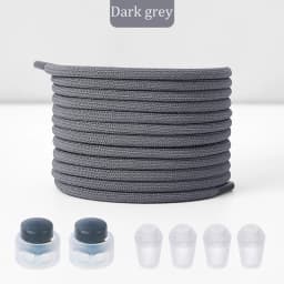 No tie Shoeaces Elastic Round Tieless Shoe Laces Sneakers Spring Lock Shoelace Quick Without ties Shoe Lace For Kids Adult New