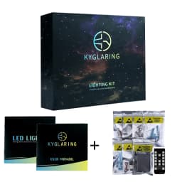 Kyglaring LED Light Kit Suitable for Lego Back to the Future Time Machine 10300 Building Block Decorative Lamp Not Include Model