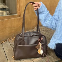 Korean Style Large Capacity Single Shoulder Women's Bag Versatile Vintage Underarm Bag Autumn 2025 New Arrival Tote Bag