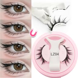 YSDO 1Pair Glue-free Magnetic Eyelashes Natural 3D Mink Eyelashes 2025 New Reusable Sensitive Eye Friendly Magnet Eyelash Kit