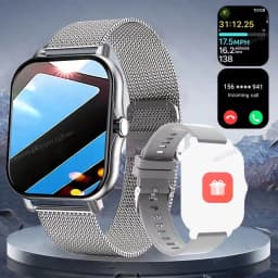 Smart Watch For Android IOS Watches 2.01inch HD Display Bluetooth Call Message Alert Music Sports Mode Smartwatch Men Women HT30