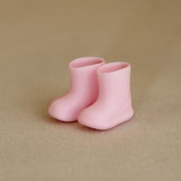 1:12 Miniature Realistic Silicone Rain Boots Suitable for Mini House Decoration