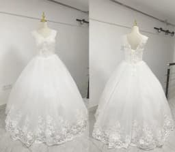 High Quality See Through Sexy Strapless Lace Up Wedding Dresses 2024 Ball Gowns Vestidos De Novia Plus Size Customized