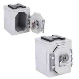 MOC ATM Games Machines Safe Figures Accessories Building Blocks Gold Egg Ore Diamond Deposit Bank Key Card Christmas Bricks Toys