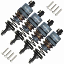 1/10 RC Oil Filled Shock Absorbers Kit for ARMMR HSP LosiTamiya TT02 TT01 WR-02 M05 M06 TA05 On Road Car Drift Car Upgrade Parts