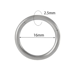 1PC Surgical Steel Nose Rings Septum Clicker Segment Hinged Ring Nose Ear Cartilage Tragus Helix Ear Lobe Body Piercing Jewelry