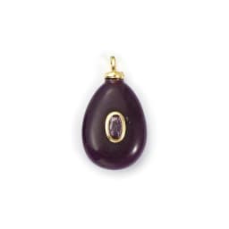 1 Piece Brass Charms Natural Stone 18K Gold Plated Geometric Cubic Zirconia Round Rhombus Shape Pendant DIY Necklace Making