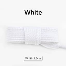 1 Pair Luxury Brand Laces Shoes Width 2.5CM Shoelace Flat Shoelaces for Sneakers AF1 Shoe Laces 100/120/140/160cm Shoestrings