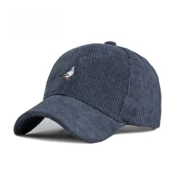 Baseball cap suitable for all seasons, pigeon embroidery pattern, men's and women's daily casual fashion, outdoor sun protection