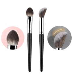 Cream Blush Brush Mimics Fingertip Aplication Stippling Powder Blusher Cream Makeup Brushes Synthetic Hair Blush Make Up Tools