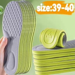 2/20pcs Memory Foam Orthopedic Insoles Unisex Deodorizing Insole Shoes Sports Absorbs Sweat Soft Antibacterial Shoe Accessories