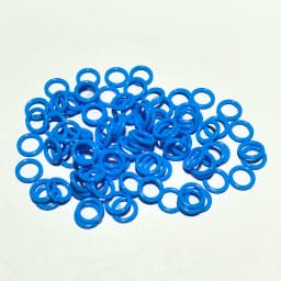 100pcs Pigeon Foot Rubber Ring Colorful Elastic Identification Rings For Carrier Pigeon Racing Pigeons Bird Appliances 8mm