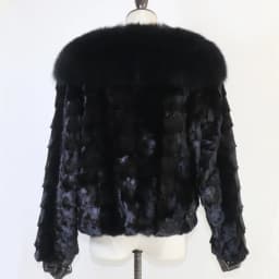 Real Mink Fur Coat For Women Winter Warm 100% Genuine Mink Fur Jacket With Fox Fur Collar Lady Quality Natural Mink Fur Overcoat