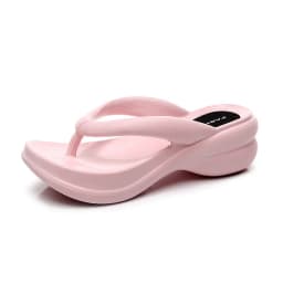 Thick Sole Wedges Flip Flops For Women Summer Clip Platform Sandals Woman Non-slip Beach Slippers Girls Outdoor Slides