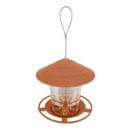 Bird Feeder Automatic Hanging Outdoor Garden Gazebo Wild Bird Feeding Container With Hang Rope House Decor Pet Supplies