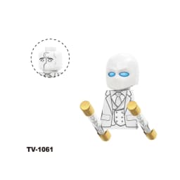 Blind Box Mini Building Blocks TV6208 Figures Big Goblin Spiderman Iron Man Venom Captain Hawk Deadpool Armor Christmas Gift Toy
