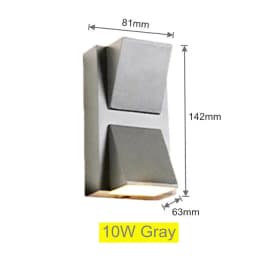 5W 10W Modern Simple Creative Outdoor Waterproof Wall Lamp LED Courtyard Lamps Gate Lamp Terrace Balcony Garden Wall Light
