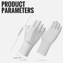 WRELS Half Finger Sunscreen Gloves Casual Elastic Nail Art Anti-UV Protection Gloves Woman Breathable Elastic Driving Gloves