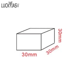 Acrylic Plexiglass Square Stamping Transparent Block Cosmetics Display Stand Photography Props Dolls Perfume Ring Jewelry Holder