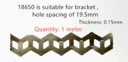 18650 And 21700 Battery 2P Wavy Nickel Strip Nickel Sheet W Type Nickel Strip Coil 2 Units W Type