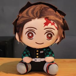 Demon Slayer Blade Anime Plush Stuffed Toys Cute Dolls Ghost Slayer Cartoon Characters Tanjirou Nezuko Inosuke Children's Gifts