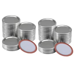 50/200PCS Mason Jar Lids Regular 70/86mm Wide Mouth Canning Lids Reusable Metal Canning Jar Leak-proof Split-Type Canning Caps