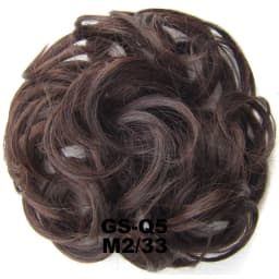 Zolin Synthetic Messy Curly Hair Bun Scrunchie Chignon Donut Elastic Rope Rubber Band Hair Bun Pad Updos Hairpiece