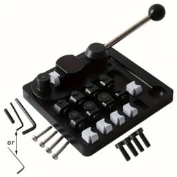 Metal Ring Bender Machine Jewelry Making Tool for Gold Silver Copper Round Forming Rolling Press DIY Craft Kit