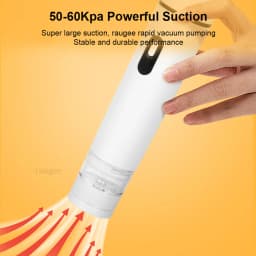 Electric Vacuum Sealer Pump Handheld Air Pump for Food Fresh-Keeping Home Portable Rechargeable Automatic Sealing Machine