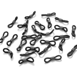 50Pcs Eyeglasses Ear Hook Connector Spectacles Chain Glasses Retainer Ends Rope Cord Holder Strap Retainer End Loop Findings
