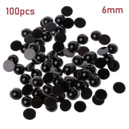 100/500 Pcs Black Safe Plastic Eyes Doll Eyes for DIY Dolls Making Toys Bear Eye Amigurumi Doll Accessories