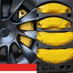 For 2017-2023 Tesla Model 3 Brake Caliper Cover (4-Piece Set) Modification With Special Aluminum Alloy Wheel Hub Caliper Cover