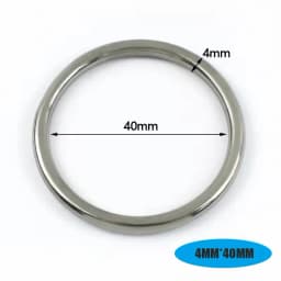 2/5Pcs 15-50mm Stainless Steel O D Ring Buckles Handbag Strap Connector Rings Leather Craft Clasp Carabiner Belt Hook Bag Parts