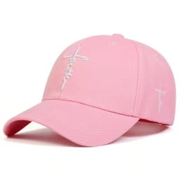 2Pcs Unisex Cross Embroidery Baseball Caps Spring Autumn Outdoor Adjustable Casual Hats Dad Hat Sunscreen Hat Combo Set