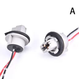2Pcs T20 7440 7443 LED Bulb Holder LED Socket Adapter Connector LED Parking Side Light Lamp Wiring Harness Adaptor Socket