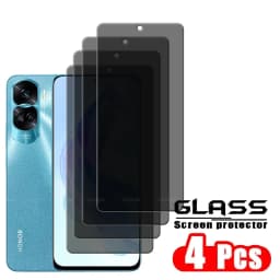 1/2/3/4Pcs For Honor 90 Lite Glass Huawei Honor 90 Lite Tempered Glass 9H Privacy Anti-Spy Glue Screen Protector Honor 90 Lite