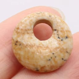 Natural Stone Beads Semi-precious Stones Round Big Hole Beads for Jewelry Making DIY Necklace Bracelet Earrings Accessories18mm